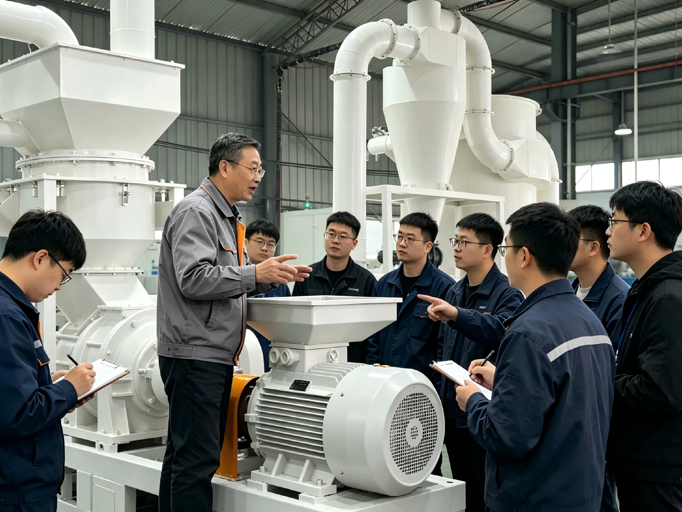 Xingshengwei tiến hành đào tạo bảo trì chuyên biệt cho Ultra Pulverizer để đảm bảo cung cấp thiết bị ổn định