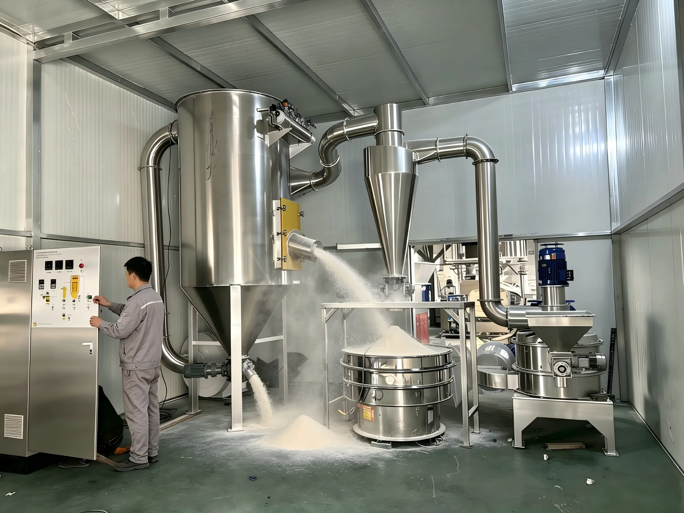 Ngành công nghiệp chế biến bột đang được nâng cấp và tăng tốc, Máy nghiền ltrafine đã trở thành thiết bị chủ chốt giúp các doanh nghiệp giảm chi phí và tăng hiệu quả